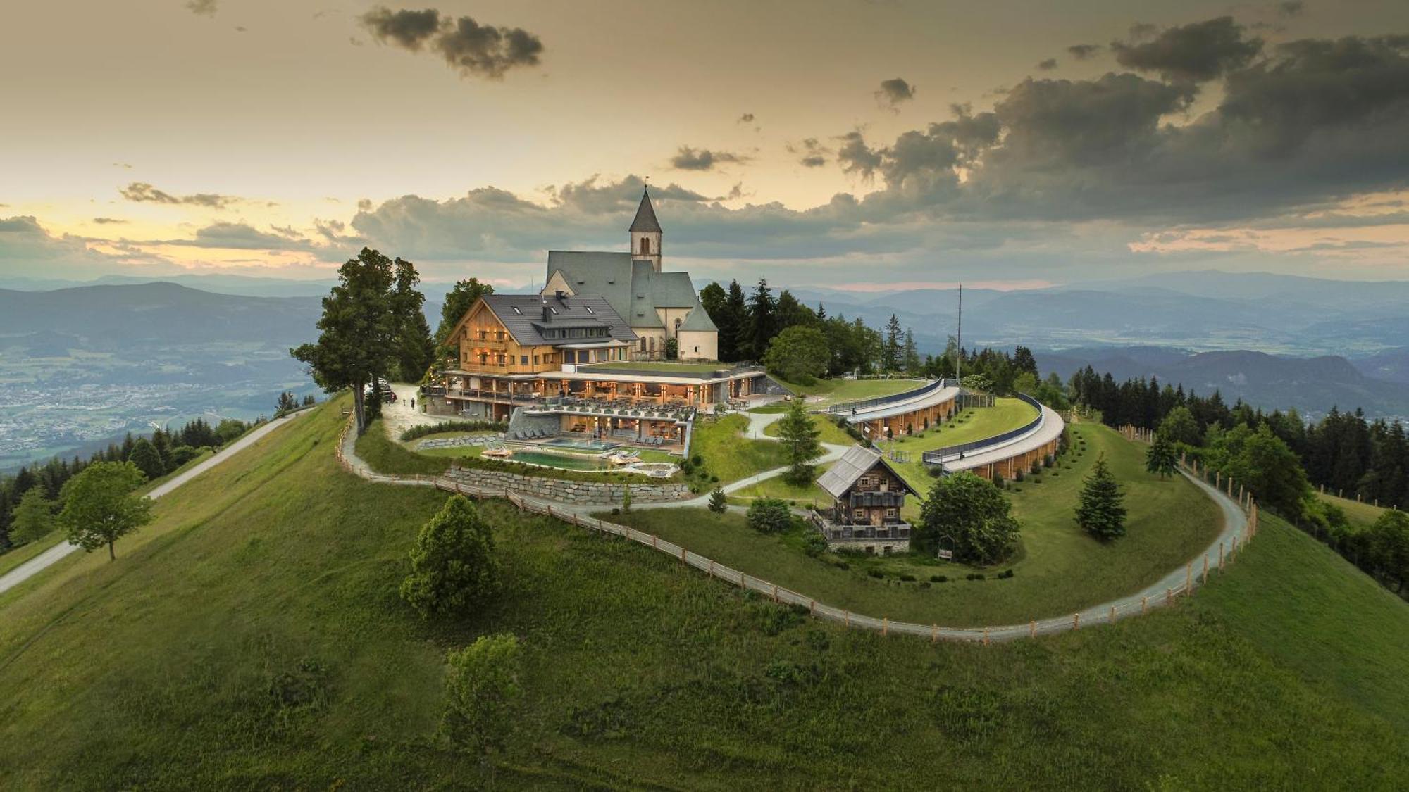 Gipfelhaus Magdalensberg Hotel Санкт Файт ан дер Глан Екстериор снимка