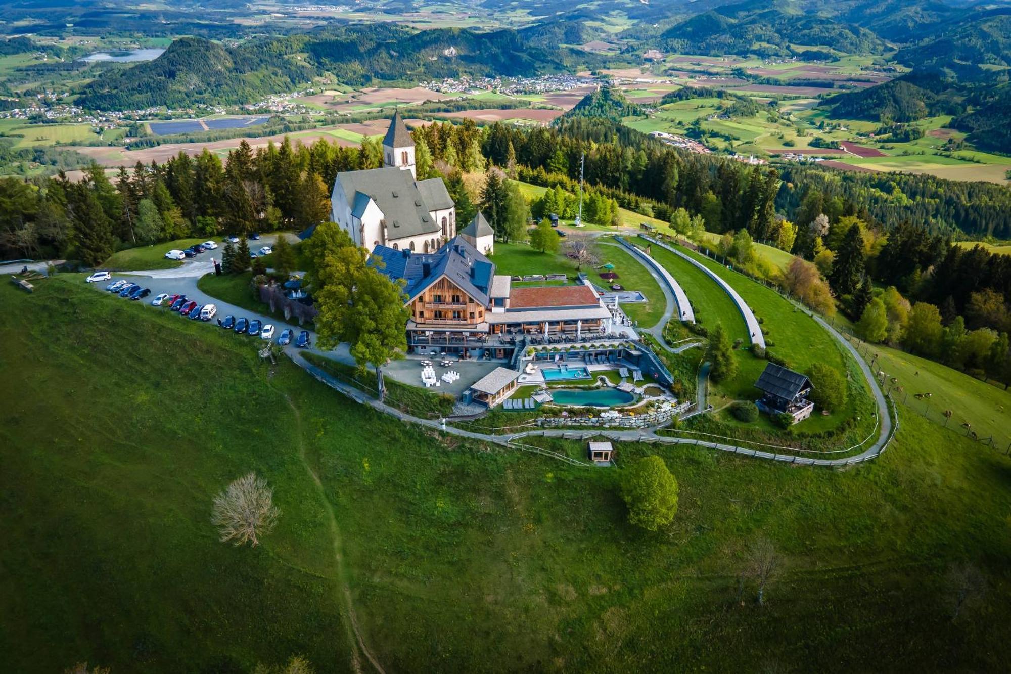 Gipfelhaus Magdalensberg Hotel Санкт Файт ан дер Глан Екстериор снимка